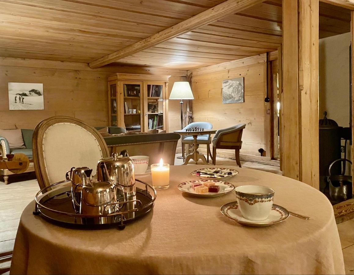 Alpen Charme - Chalet D'Hotes Et Spa Bed & Breakfast Gsteig Exterior foto